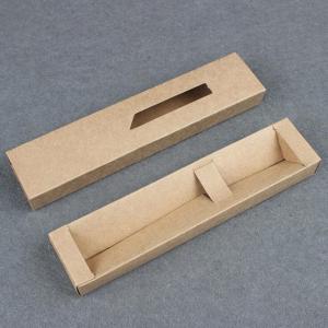 Quality Kraft Paper Drawer Box Luxury Cardboard Paper Fountain Pen Packaging wholesale