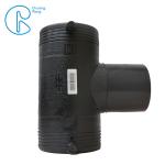 Electrofusion HDPE Equal Tee 110mm PN16 SDR11 PE100 For Residential Water Supply