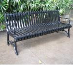 Cast Iron Outdoor Metal Benches Modern Style For Garden School