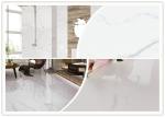 High Gloss White Porcelain Floor Tiles 600x1200 Mm Size Easy Maintenance