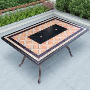 Quality Customized Courtyard Balcony Dining Table Washable Patio Dining Table wholesale