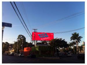 Quality AC 200V/240V Outdoor Advertising LED Display SMD3535 40x20 Pixels Resolution wholesale