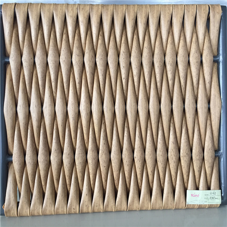 UV Resistant Pvc Wicker , Rattan Weaving Material Plastic High Tenacity