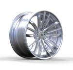 ET45 17 Inch Multi Spoke Alloy Wheels Brushed Silver For Audi VW