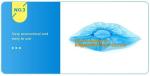 PE material blue shoe cover cheaper disposable plastic shoe cover,Low Price