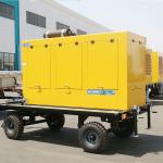 Mobile Gasoline Power Generator 100kva Electric For Industrial