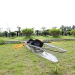 Two Person Hull Clear Bottom Kayak Glass Bottom for Flat Water paddling