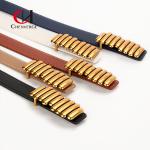 Women'S Decoration With Pants Skirt PU Leather Belt Customization Logo