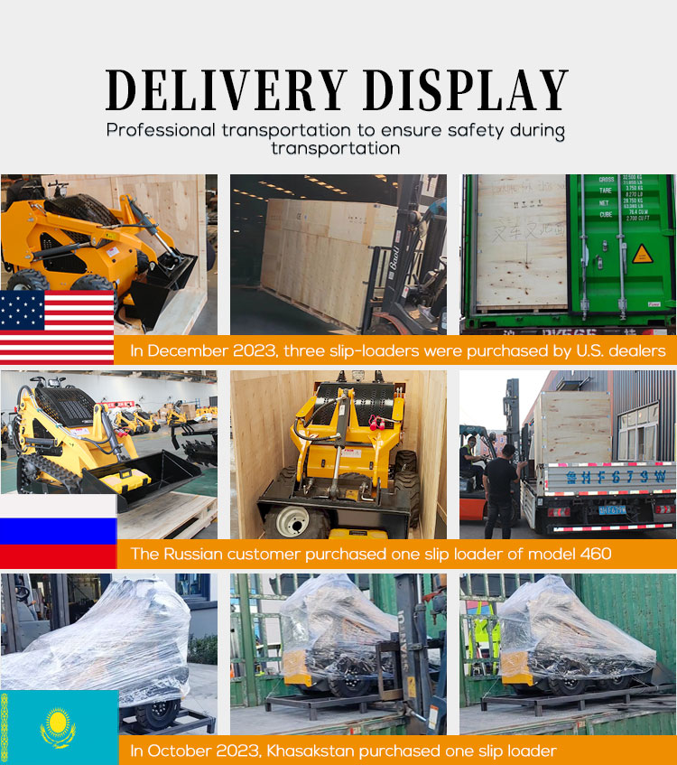 Customized Color EPA Diesel/Gasoline Mini Skid Steer Loader with Briggs Stratton Engine