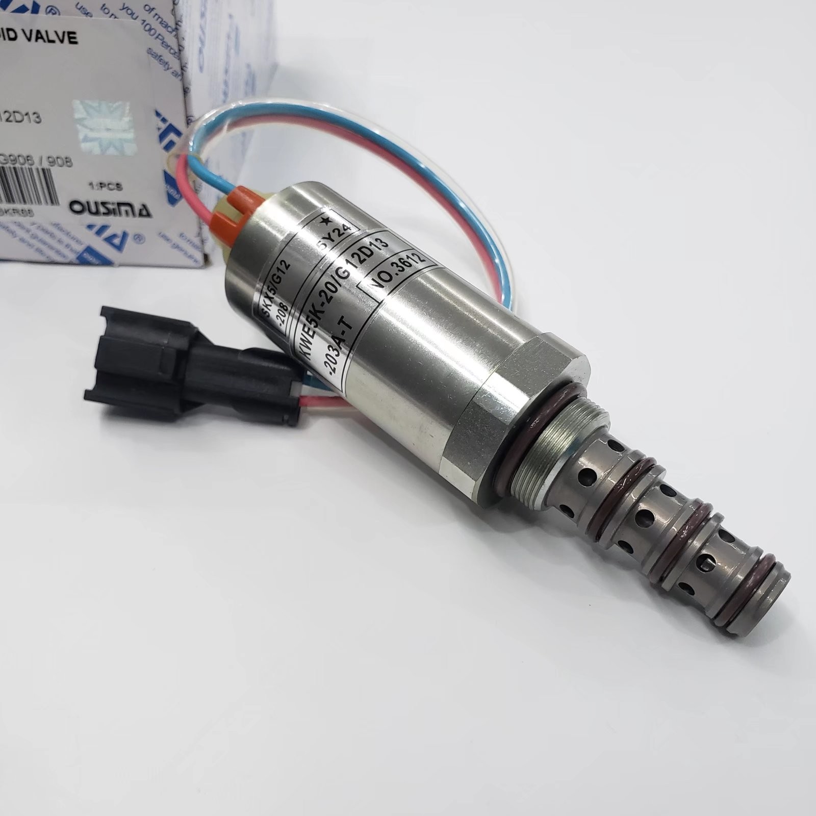 OUSIMA KWE5K-20 G12D13 Solenoid Valve Sensor For LIUGONG LG906 LG90 Excavator