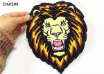 Custom Animal Lion Chenille Embroidery Patches For Jacket 'S Back