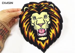 Quality Custom Animal Lion Chenille Embroidery Patches For Jacket 'S Back wholesale