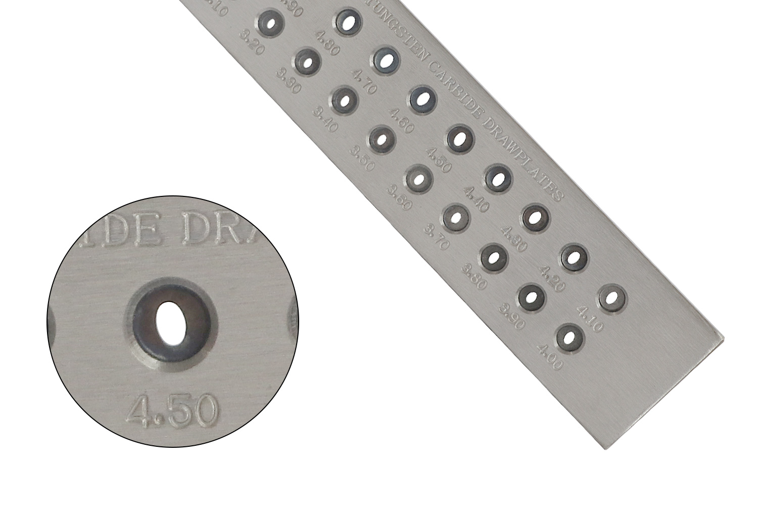 Oval / Small Porosity Wire Tungsten Draw Plate For Jewelry Making