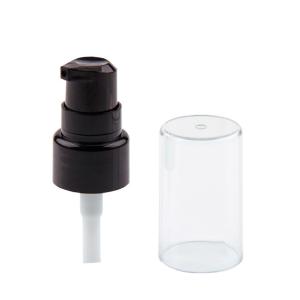 Quality Smooth 20MM Black Cosmetic Lotion Pump With Full Clear Cover wholesale