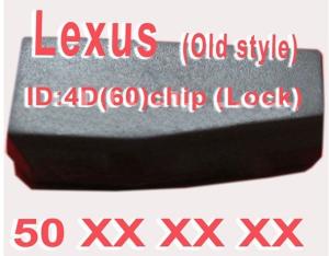 Quality Lexus 4D 60 Duplicable Key Chip 50XXX, Car Key Transponder Chip for Lexus wholesale