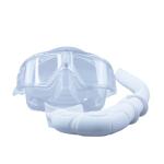 Low Volume Scuba Diving Equipment Set with Silicone Snorkel Mouthpiece Diving
