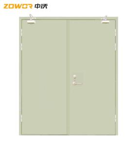 Quality 30/60/90/120mins Metal Fire Exit Doors Honeycomb Paper Filled wholesale