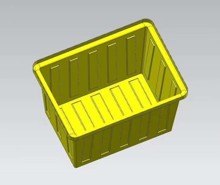 One hundred sixty liters of square box mold for making plastic products
