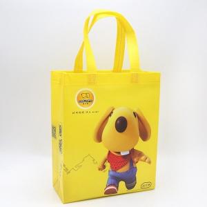 Quality Popular recyclable custom printing grocery advertising gift shopping tote ultrasonic bags wholesale