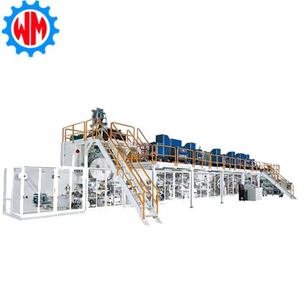 High Speed Full Servo Adult Diaper Production Plant Professional Customization