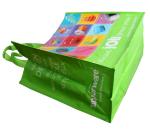 Washable PP Woven shining coated 140gsm Shopping Bags for brand promotion