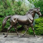 Bronze Life Size Horse Statues Garden Art Metal Animal Sculpture Decorative