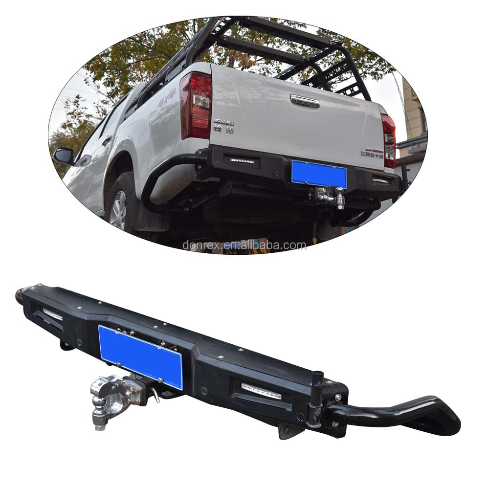 2012-2016 Dmax Steel Car Rear Bumpers for ISUZU Off Road Front and Back Bumper Made