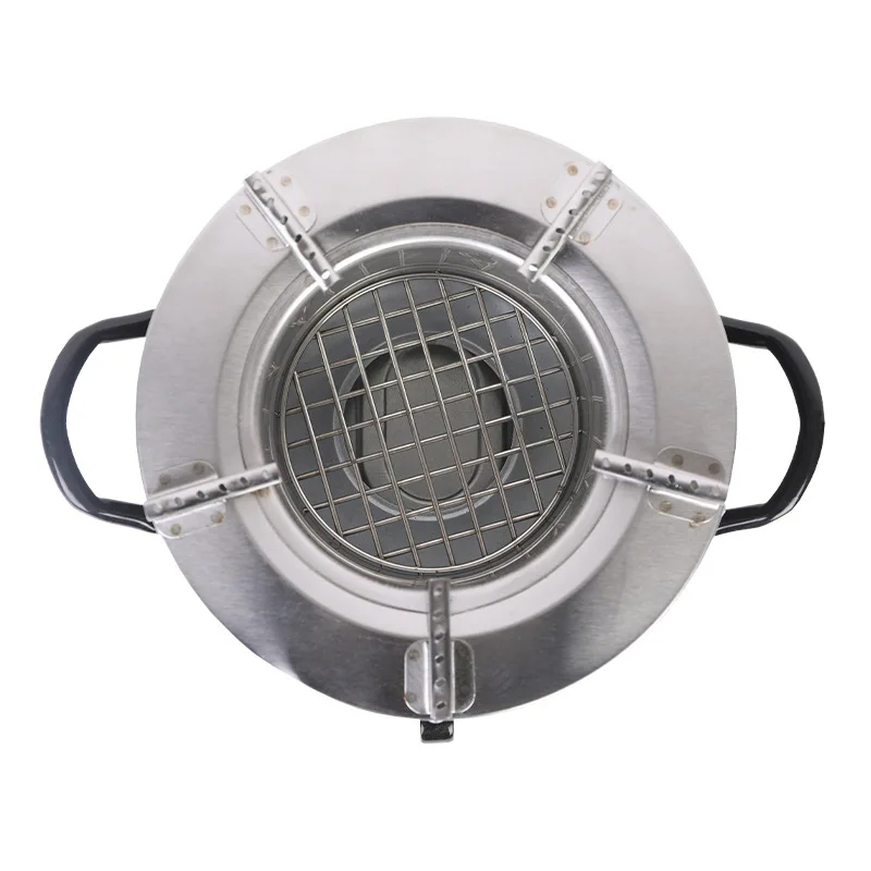 Stainless Steel Jikokoa Classic Smokeless Charcoal Stove for Cooking in Indoor Camping