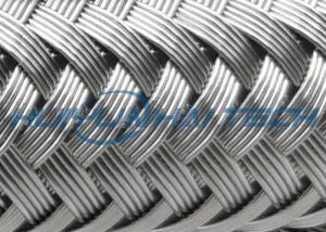 Quality High Grade Stainless Steel Braided Hose Sleeve 0.10 - 0.30mm Easy Installation wholesale