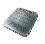 hinged lid CD tin holder