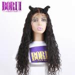 13x6 Peruvian Full Lace Front Wigs Human Hair , Virgin Human Hair Wigs
