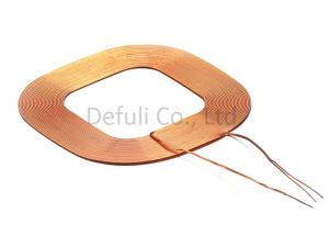 Quality Electrical Flat Copper Inductive Charging Coil 0.02-0.5mm Wire Dia , Free Sample wholesale