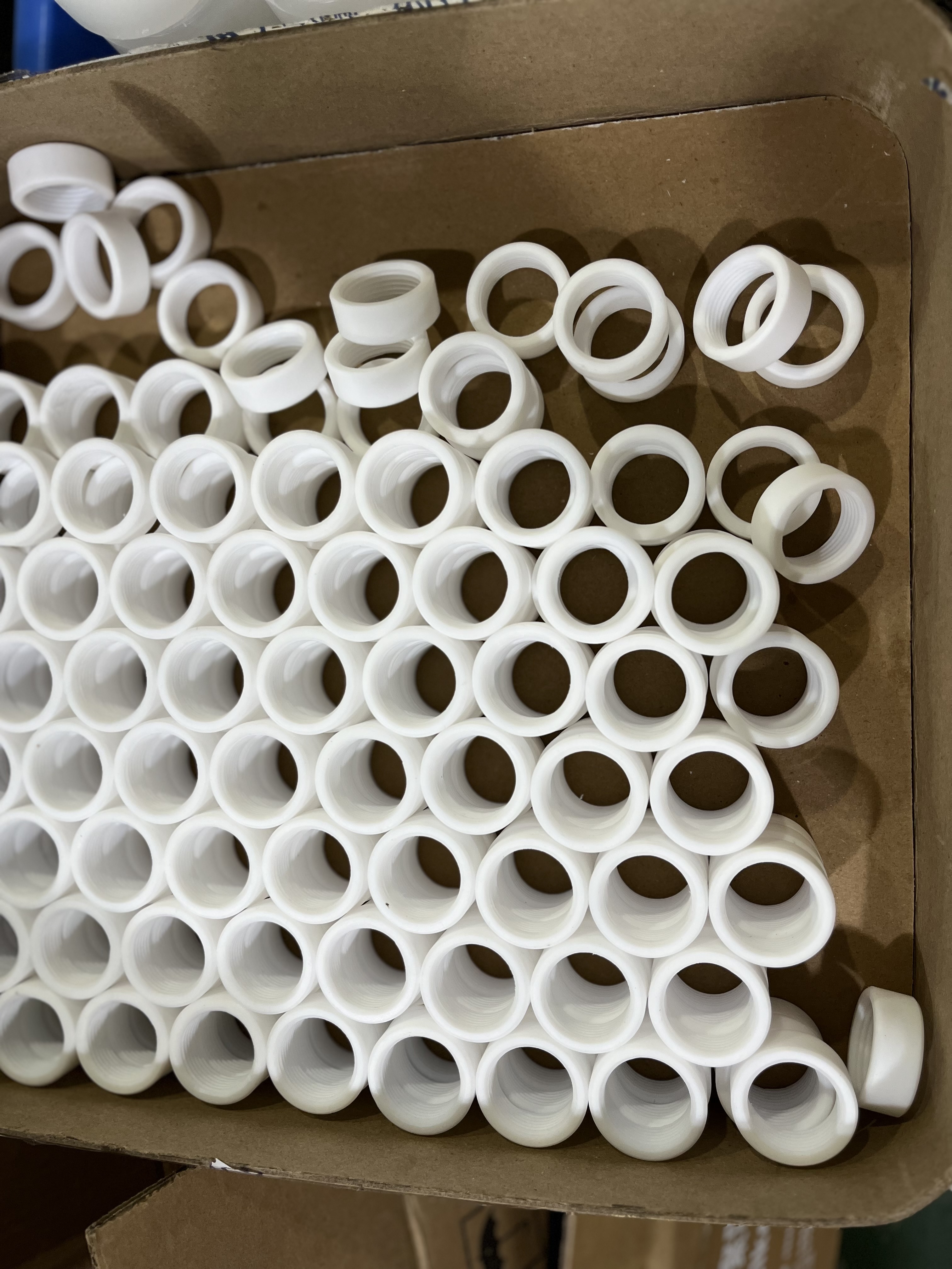 PTFE Sealing Gasket Aging Resistance High Temperature Resistant Seal White PTFE Gaske