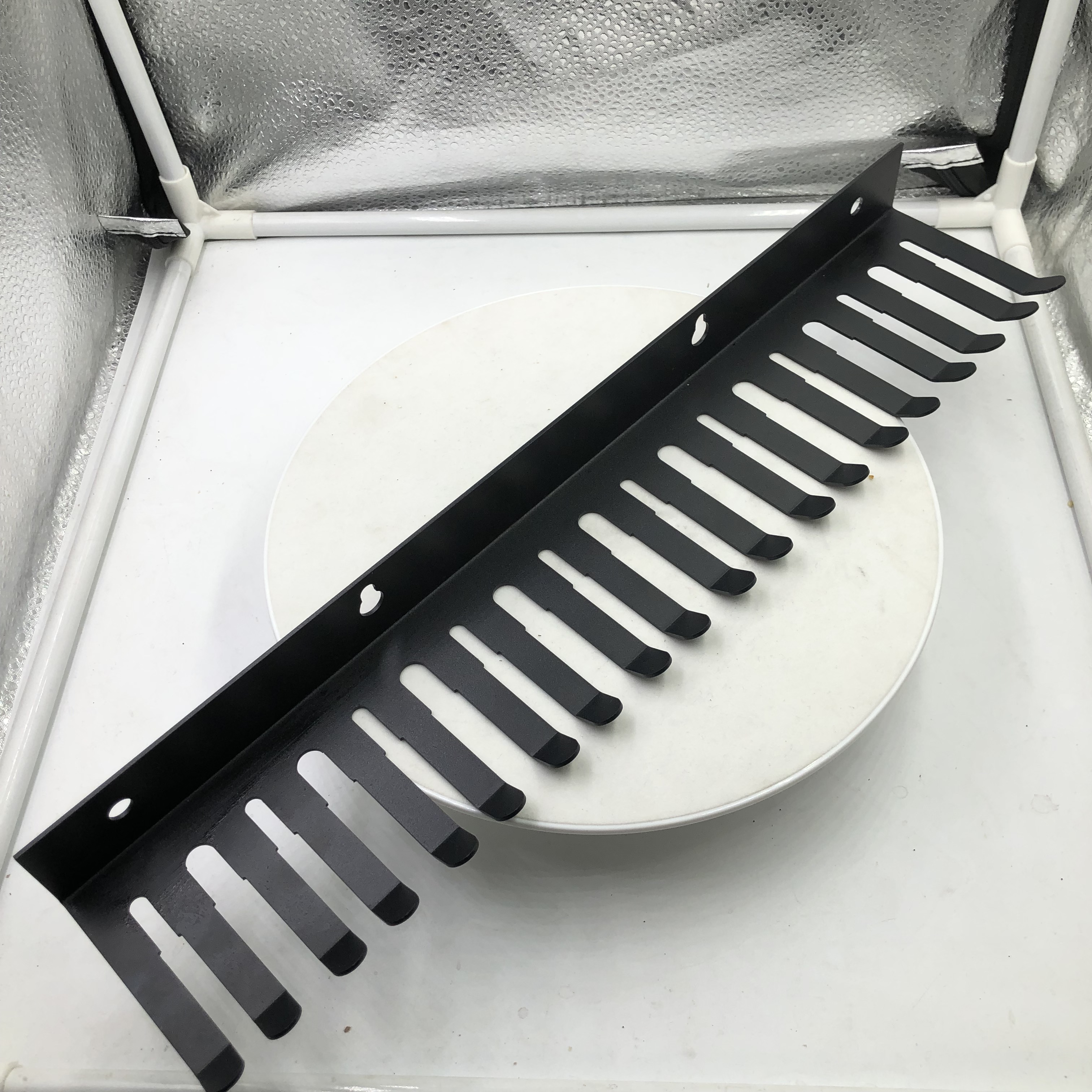 Upgrade Your Wardrobe Organization with Desktop Cable Duct Support and Iron Accessories
