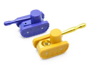 Quality Tank Shape Mini Metal Smoking Pipe Fashion Magic Cigarette Smoking Stealth Pipe wholesale