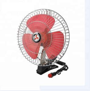 Quality Auto Electric Cooling Fans For Trucks , Red And Silver Cooling Fan For Car wholesale