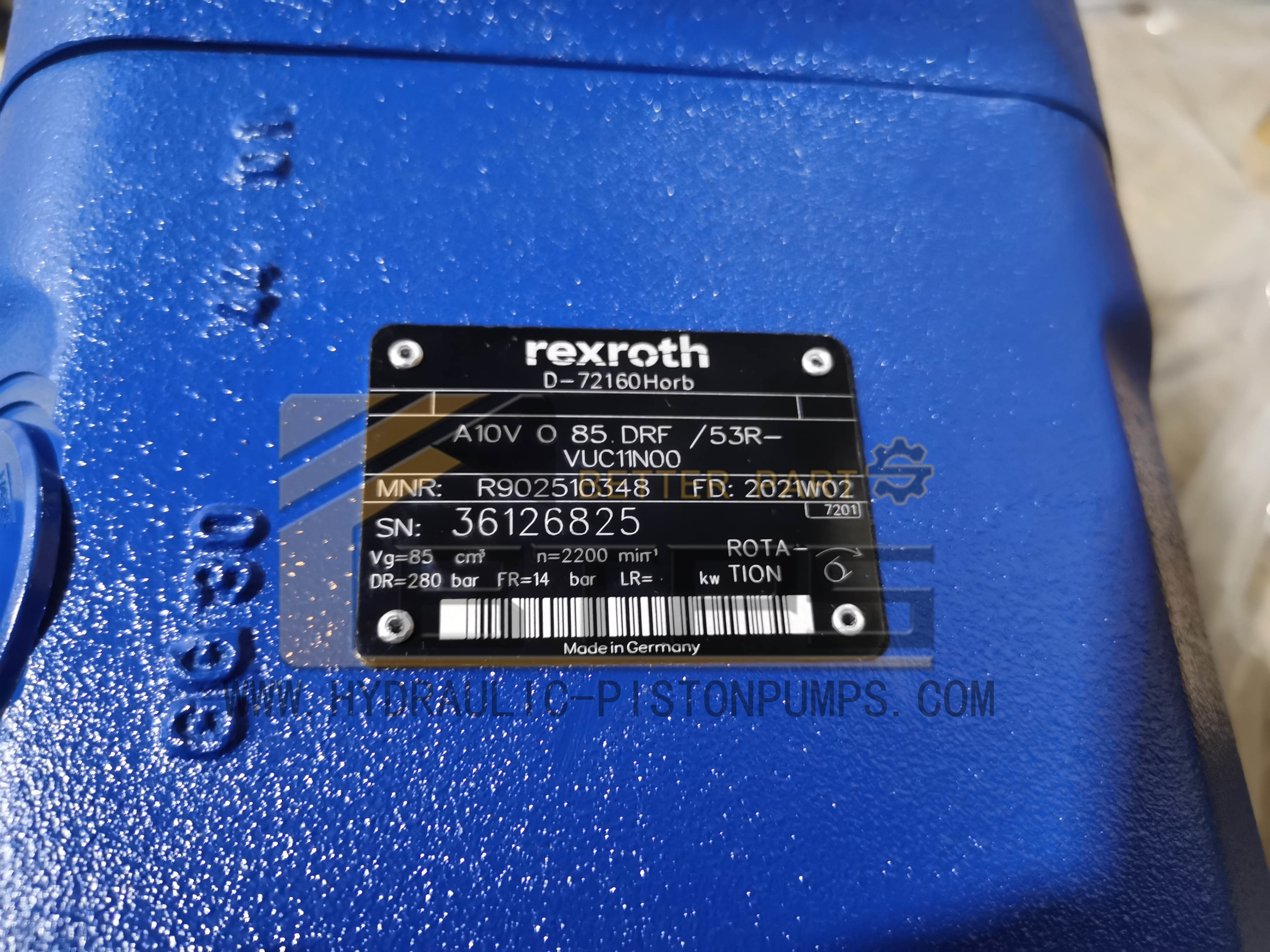 R902577437 AA10VSO140LA6DS/32R-VPB12N00 Axial Piston Variable Pump Axial A10VSO Series 32