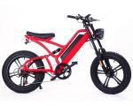 1000W 20 Inch Electric Fat Tire Bike 48V 16Ah Full Suspension Electric Bicycle