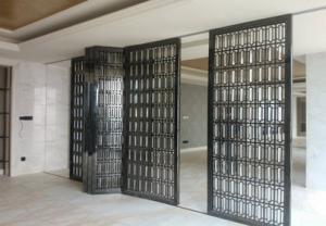 Quality Brushed black titanium stainless steel screen , price stainless steel wall plating foshan wholesale