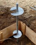 Prefabricated Galvanized Steel Ground Screw with Customized Iron Helical Anchor