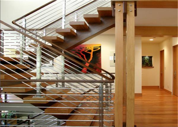 Decorative Metal Rod Stainless Steel Railing Flooring Mounted For Outdoor Patio