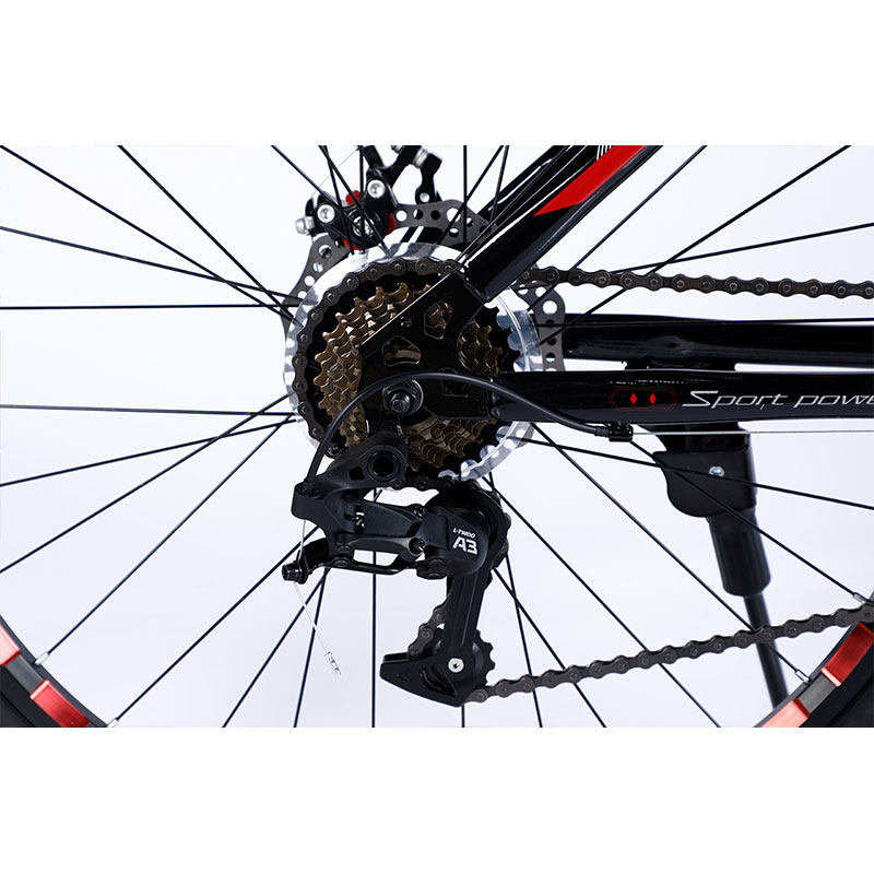 Upland 24 Speeds Steel Frame Mountain Bike with Ltwoo A3 Gear and Lockable Sus Fork