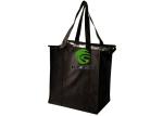 Reusable Insulated Cooler Bags Black Color For Outdoor Picnic Silk Screen