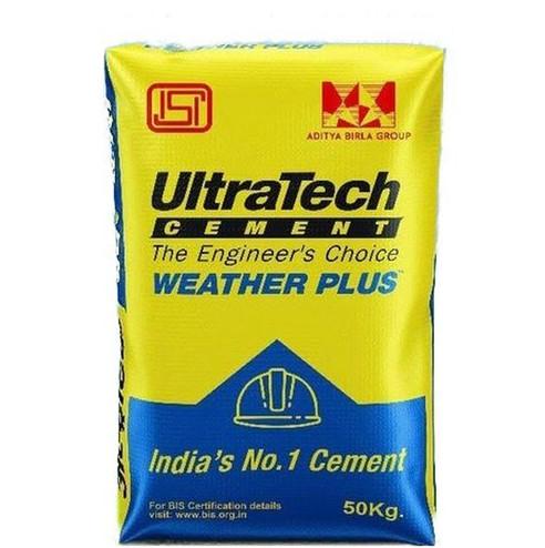 Kraft PP Woven Cement Bags Block Bottom , Recyclable Paper Bags For Cement