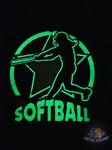 Girls Dye Black Plating Gymnastics Softball Glow In The Medals , Metal Custom