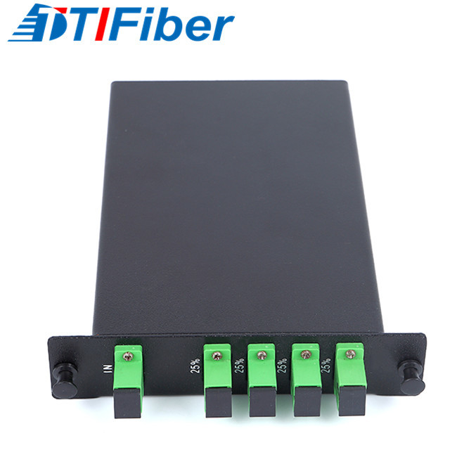 G657A1 Fiber Optic Splitter 1x2 1x4 1x8 1x16 FTTH Metal Box LGX Cassette Type