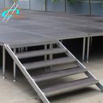 Anti UV Adjustable Legs Portable Stage Platform For Outdoor Events