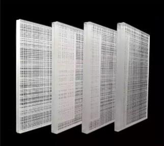 Clear Tempered Ribbed Moru Carving Glass Panels Toughened Fluted Reeded For
