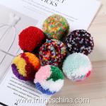 Wholesale Colorful DIY Multicolored Pom Pom Ball For Hat Costume Christmas