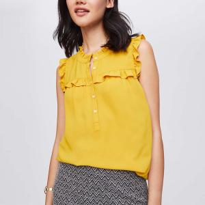 Quality Gold Sleeveless Latest Blouse For Women wholesale
